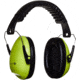 Allen Youth Sound Shield Foldable Safety Earmuffs, 21 dB NRR, ANSI S3.19 &amp; CE EN352-1 Hearing Protection Rated, Black/Chartreuse, One Size, 2327