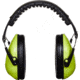 Allen Youth Sound Shield Foldable Safety Earmuffs, 21 dB NRR, ANSI S3.19 &amp; CE EN352-1 Hearing Protection Rated, Black/Chartreuse, One Size, 2327