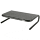 Allsop 14in Wide Metal Art Jr. Monitor Stand w/ Keyboard Storage Space, Holds 40 lbs, Black 30165