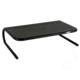 Allsop 18in Large Metal Art Monitor Stand w/ Keyboard Storage Space, Holds 50 lbs, Black 30336