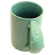 Aloe Gator Ceramic Fish Mug Green 16.9 Oz 05-1209