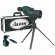 Alpen 12-36x50 Spotting Scope Kit w/ Car Window Mount, Aluminum Travel Case, Tripod 722KIT