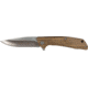 American Buffalo Knife Abkt Roper Jr. Outlaw 3'' Ball Bearing Folder Zebrawood Hndls