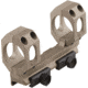 American Defense Manufacturing 20 MOA. 30mm Straight Up Dual Ring Scope Mount w/ 1/2in Titanium GI Bolts, Flat Dark Earth, Small, AD-RECON-S-20MOA-30-FDE-TGIB