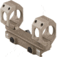 American Defense Manufacturing 34mm Straight Up Dual Ring Scope Mount w/ 1/2in Titanium GI Bolts, Flat Dark Earth, Small, AD-RECON-S-34-FDE-TGIB