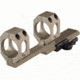 American Defense Manufacturing Dual Ring Scope Mount w/ a 3in Offset, Single QD Lever, 32mm Rings, Flat Dark Earth, AD-SCOUT-X 32 STD FDE-TL