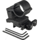 American Defense Manufacturing Magnifier Swing Off Mount - Lower 1/3rd, w/Hinge Release Ring, Tactical Lever, Gray, AD-SM-01-HR TAC R