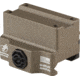 American Defense Manufacturing One Piece Mount Co-Witness for the Trijicon MRO, Flat Dark Earth, AD-MRO-10 STD FDE-TL
