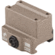 American Defense Manufacturing One Piece Trijicon MRO Mount Lower 1/3rd Co-Witness w/ 1/2in Titanium GI Bolt, Flat Dark Earth, Small, AD-MRO-11-FDE-TGIB