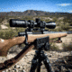 American Defense Manufacturing Recon Dual Non-QD Vertical Split Rings Rifle Scope Mount, 30mm, Black, AD-RECON-SL-30-GIS