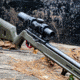 American Defense Manufacturing Recon Dual Non-QD Vertical Split Rings Rifle Scope Mount, 30mm, Black, AD-RECON-SL-30-GIS