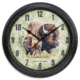 American Expedition 11.5in Diameter Clock, Bison 4011972