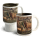 American Expedition Home and Away Stoneware Mug Set, Elk Collage 4012097