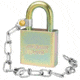 American Lock A5200GL Government Padlock w/ 9&quot; chain 903321