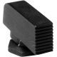 Ameriglo Black Night Sights - Thin Series - FRONT Sight Only - Serrated Black, All For Glock Models .350 Height .090 Width GST-350