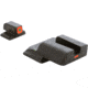 AmeriGlo CAP Sight Set for SmithWesson M&amp;P Shield w/Front Green Tritium Orange Square Outline/ Rear Orange Line Non Trit, SW-620