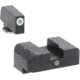 AmeriGlo I-Dot Night Sight, Glock 17/19/19x/26 Gen 5, Green Tritium W/White Outlines, GL-5101