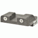 Ameriglo Night Sights - Pro Series Style - Yellow Rear Only, Fits Glock 17