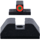 AmeriGlo Smith &amp; Wesson Optic Compatible Sight, Green Tritium Orange Outline FRONT, Black Serrated REAR, Smith &amp; Wesson, SW-434