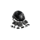 PJ Tactical Helmet, Black, Medium