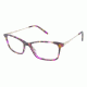 Ann Taylor AT327 Single Vision Prescription Eyeglasses - Frame Magenta Tortis, Size 52/15mm TYAT32703