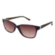 Ann Taylor AT506 Bifocal Prescription Sunglasses TYAT50603 - Frame Color Eggplant Fade/Translucent Dark Olive