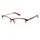 Ann Taylor ATP012 Progressive Prescription Eyeglasses - Frame MATTE BURGUNDY, Size 50/16mm TYATP01202