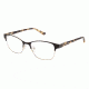 Ann Taylor ATP706 Progressive Prescription Eyeglasses - Frame Black / Gold, Size 48/16mm TYATP70601