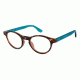 Ann Taylor ATR030 Eyeglass Frames - Frame Matte Tortoise / Turquoise, Size 47/21mm TYATR03015