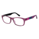 Ann Taylor ATR040 Eyeglass Frames - Frame Translucent Eggplant / Purple Stripe, Size 52/17mm TYATR04020