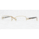 Anne Klein AK 9112 Eyeglasses Styles Light Gold Frame w/Non Rx 51 mm Diameter Lenses, 533 5117