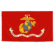 Annin Flags US Marine Corps Nylon Flag, Red/White/Gold, 3ft x 5ft, 439005R