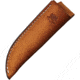 Anza LJ Bone Fixed Blade Knife, 7.75in Overall, 3.75in Stainless Steel Blade, LJ Bone Handle, Brown Leather Belt Sheath, JWKR3 LJ BONE