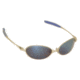 American Optical Alpha-Omega Beta Series Sunglasses Platinum Frame Blue Revo Mirror Polycarbonate Lens