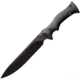 APOC by Dragon King Wayward Camper Knife, 6.63 black oxide coated 9260 steel blade, Black G10 handle, KD35600