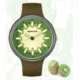 Appetime PIPS Fruits Watch, Kiwi, Brown w/ Green SVJ320017