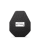 AR500 Armor Level III+ 10x12 Leightweight ALSC Flat Body Armor Plate, Build-Up PAXCON Coating, Black, 9176