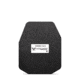 AR500 Armor Level III+ 10x12 Lightweight ASC Left Handed Flat Body Armor Plate, Build-Up PAXCON Coating, Black, 9422