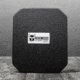 AR500 Armor Level III+ 10x12 Lightweight Square Back Armor Plate, Base PAXCON Coating, Black 3+LW10X12SQBR