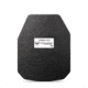 AR500 Armor Level III+ 11x14 ASC Left Handed Multi-Curve Body Armor Plate, Base PAXCON Coating, Black, 9431
