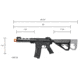 Arcturus NEO MOD1 SBR NEO AEG ME Airsoft Gun, 7.9in, AT-NE01-SBR-ME