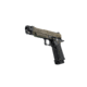 Arcturus Vanguard 4.3in Hi-Capa GBB Airsoft Pistol w/ Optics Ready Slide &amp; Compensator, Black/Tan, AT-GHC-V4C-OR-BT