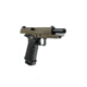 Arcturus Vanguard 5in Hi-Capa GBB Airsoft Pistol w/Optics Ready Slide, Black/Tan, AT-GHC-V5-OR-BT