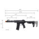 Arcturus X C.A.T. Ar-15 Explorer Ar Aeg, 8.5in, Black, AT-CAT-04