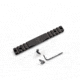 Area 419 Remington 700 Long Action Improved Scope Rail, 20MOA, Full slotted top, Type III Black, Aluminum, Black, 419-ISR-R700LA-20FS