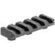 Arisaka Defense Low Profile Picatinny Rail KeyMod, 5 Slot, Black, LPR-K