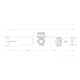 Arken Optics 4-16X44 30mm Tube First Focal Plane Rifle Scope, MRAD, VHR, EPL4-4161VHR