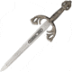 Armaduras El Cid Letter Opener, 4 unsharpened blade, Silver finish metal alloy handle, 1214