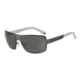 Armani EA2005 Sunglasses 300387-61 - Matte Gunmetal Frame, Gray Lenses