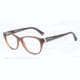 Armani EA3024 Single Vision Prescription Eyeglasses 5198-52 - Transparen Brown Frame